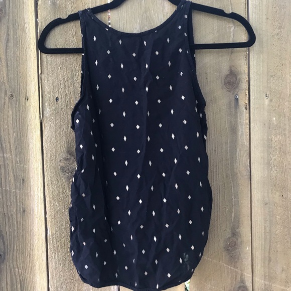 H&M XS black and gold top - Picture 2 of 3